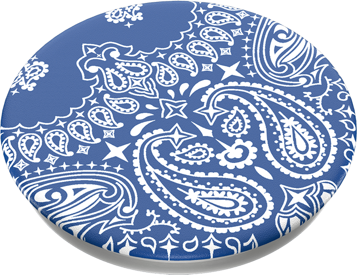 Blue Bandana, Popsockets (989x1000), Png Download