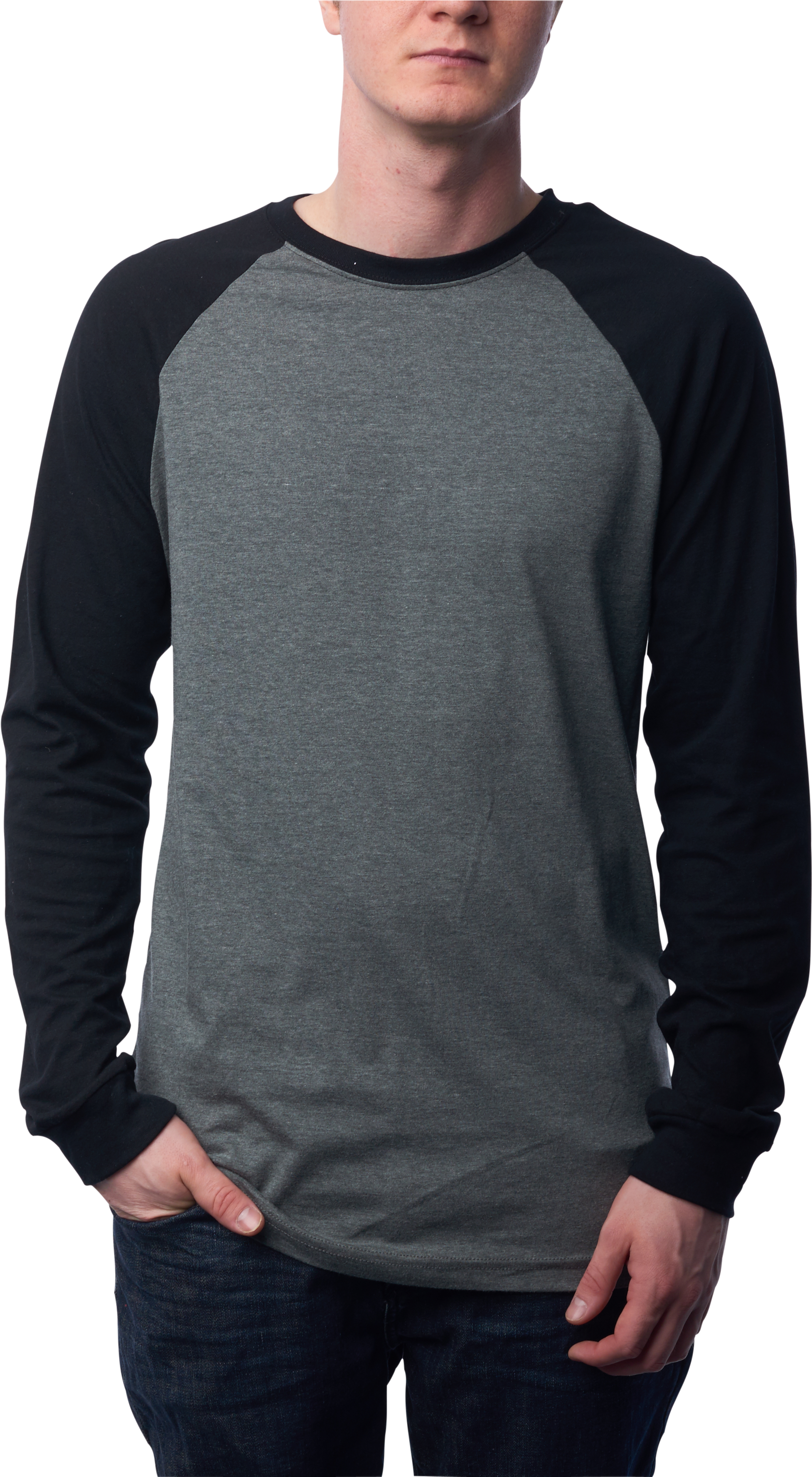 Long Sleeve Baseball Tee (3227x3550), Png Download