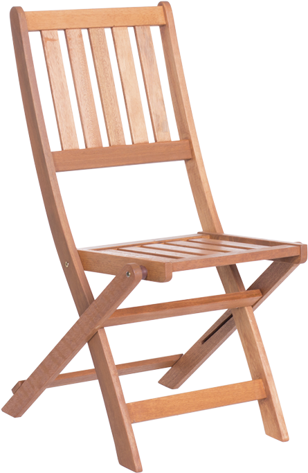 Folding Wooden Garden Chair Kai (800x800), Png Download
