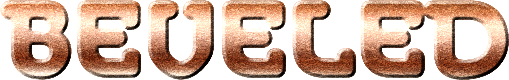 Beveled Copper Using The Fieldstone Pattern As Overlay (2000x1000), Png Download