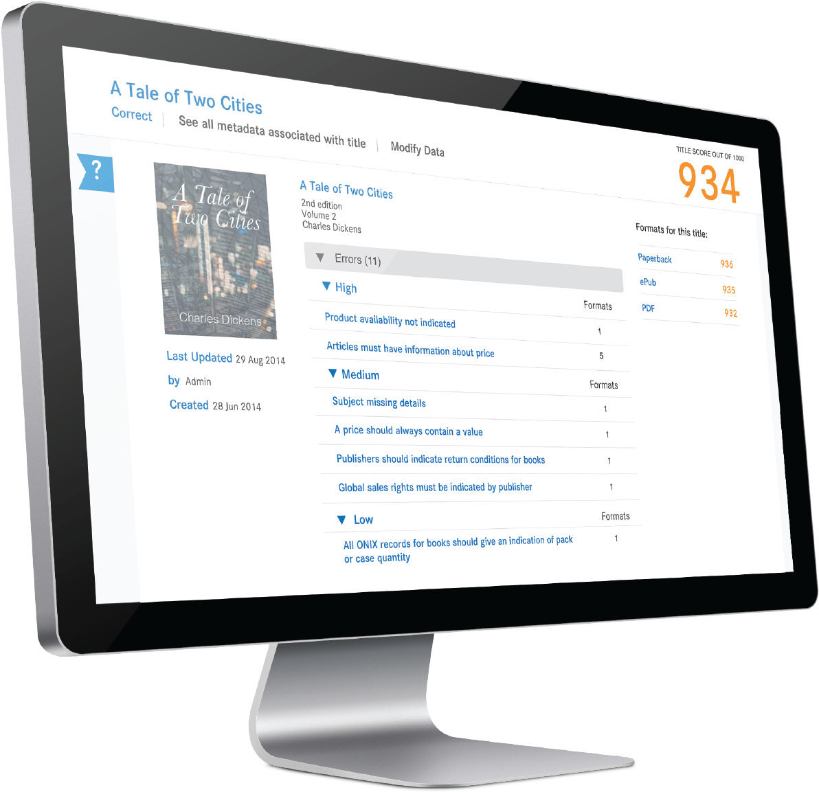 Perfect Your Onix Metadata With The Software And Services (1213x1162), Png Download