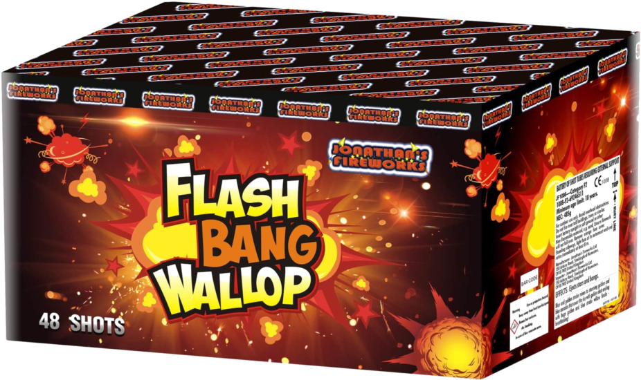 New For 2018 Flash, Bang, Wallop 49 Shot Cake (1024x631), Png Download