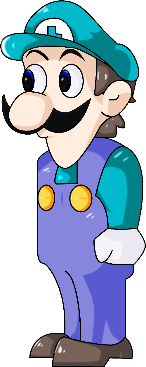 Blue Weegee God Chren Shaded Version (696x1268), Png Download