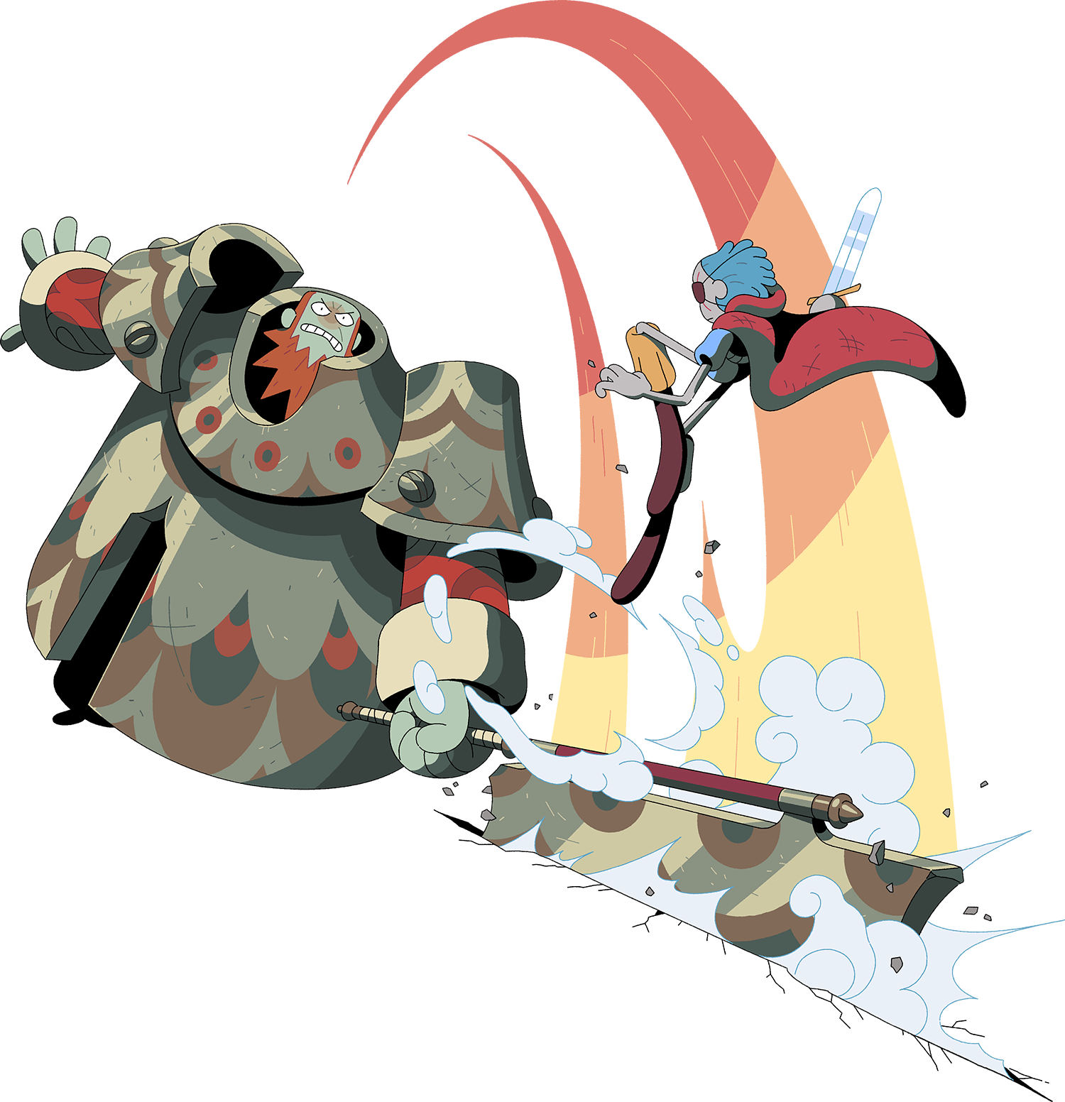 Lucille The Mighty Character Designs For A Comic Book (1500x1552), Png Download