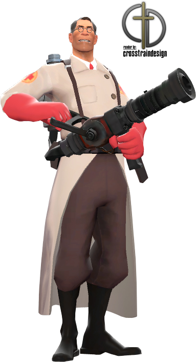 Tf2 Medic 175kb Feb 23 2008 (420x736), Png Download