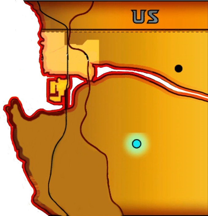 Map Transparent (1280x704), Png Download