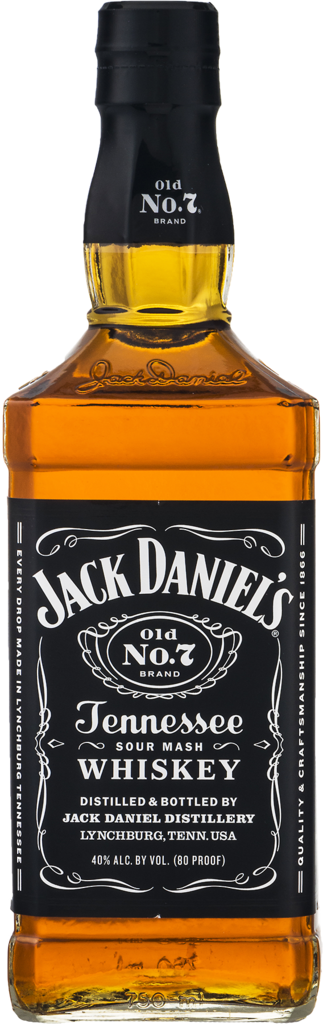 Jack Daniel's Old No 7 Tennessee Whiskey (323x1024), Png Download
