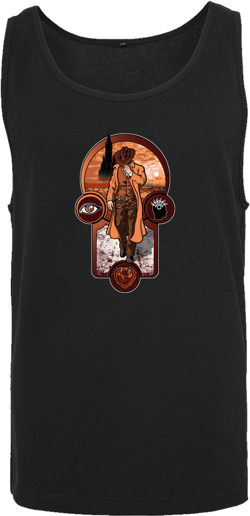 Jcmaziu The Gunslinger Creed T-shirt Tanktop Men Black (1044x1044), Png Download
