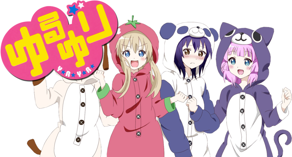 Yuru Yuri Image (1000x562), Png Download