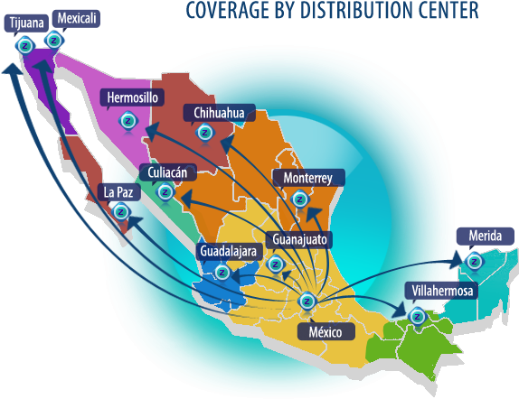Mapa Mexico Png (786x485), Png Download