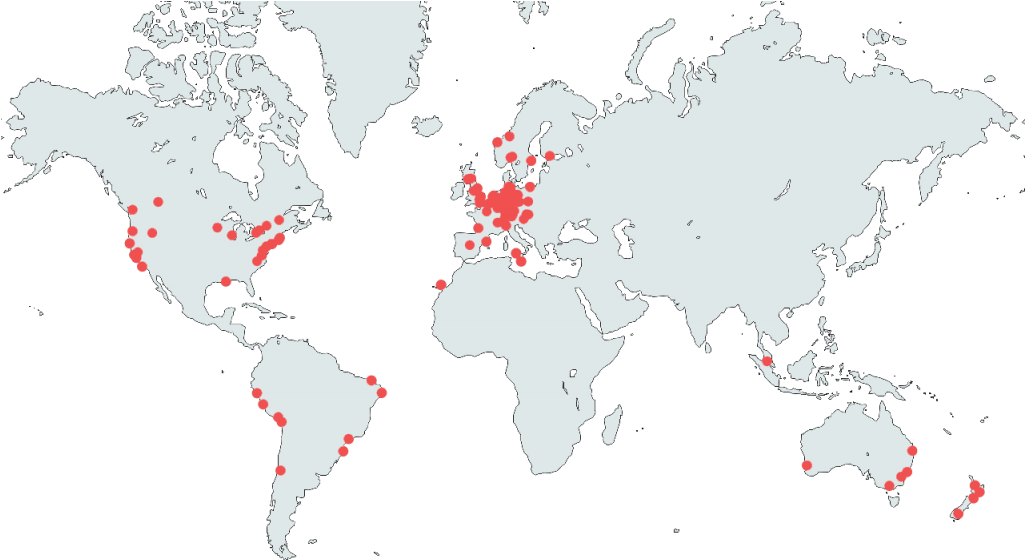 Worldwide Screenings Of Mama Agatha So Far (1024x574), Png Download