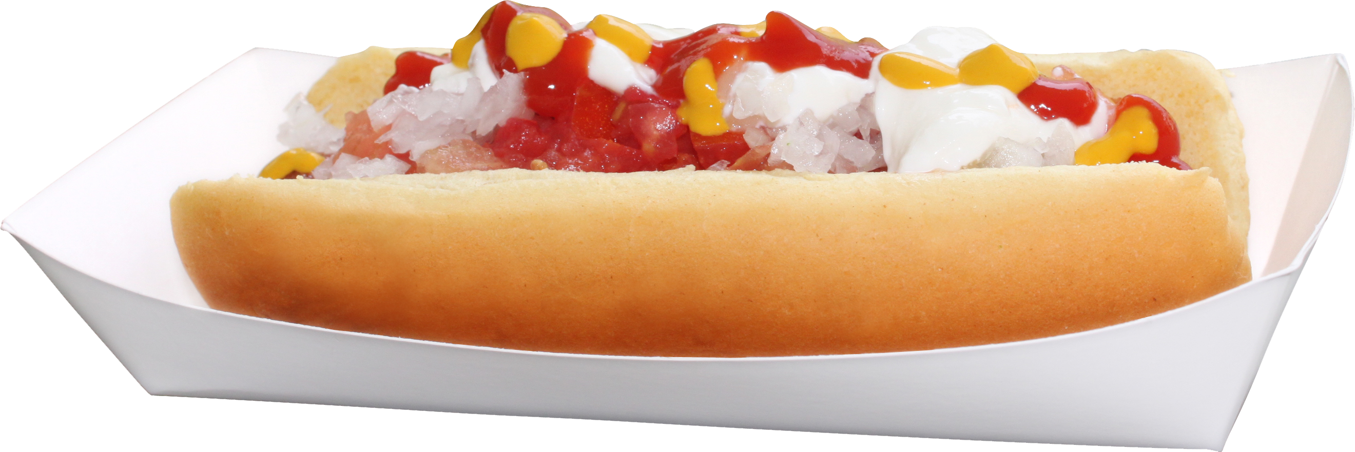 Charola Hot Dog (2640x881), Png Download