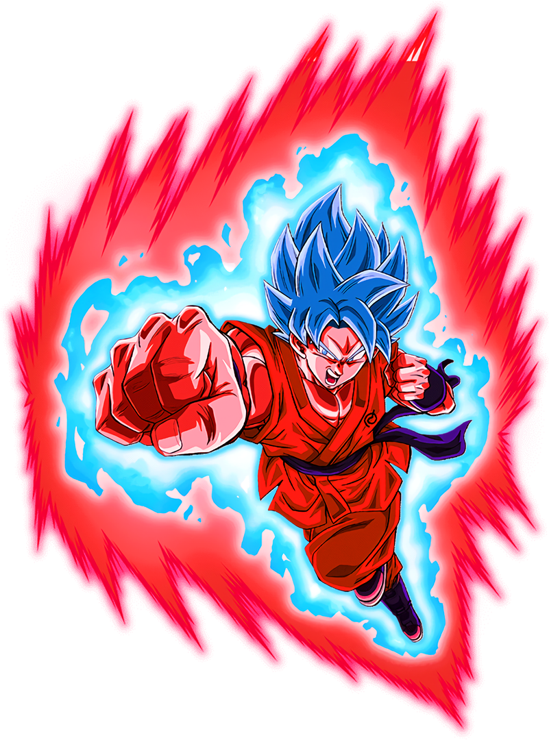 #dokkanbattle [next-level Strike] Super Saiyan God (900x1200), Png Download