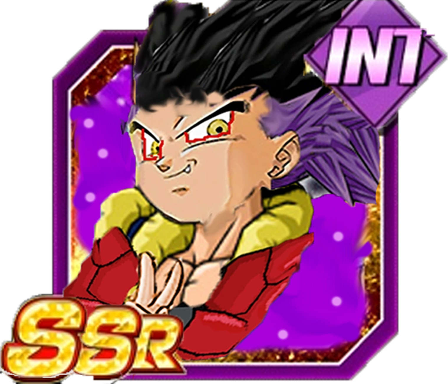 Fusion With New Form Super Saiyan 4 Gotenks (1890x1417), Png Download