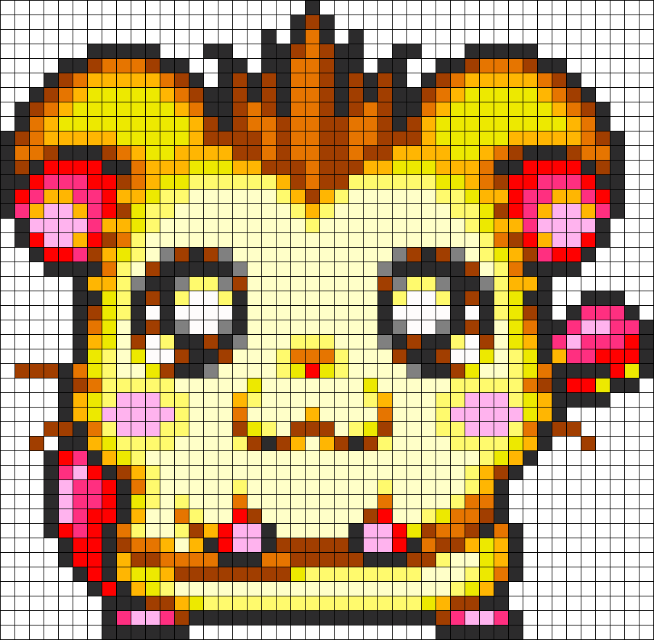 Jingle Ham Ham Perler Bead Pattern Could Be Used For (946x925), Png Download