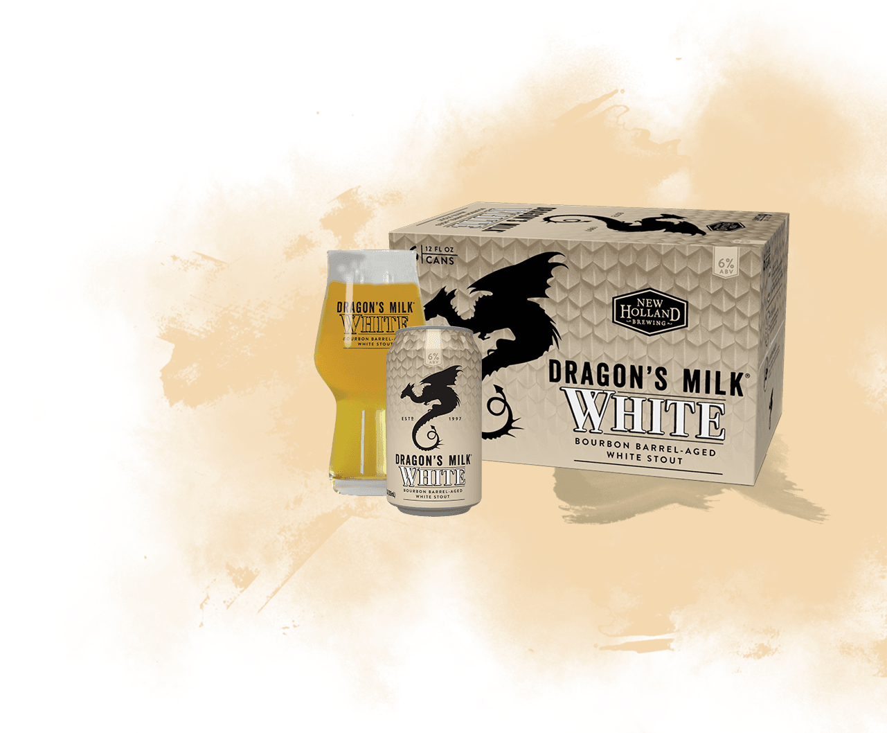 Dragon's Milk White Header (1920x1204), Png Download