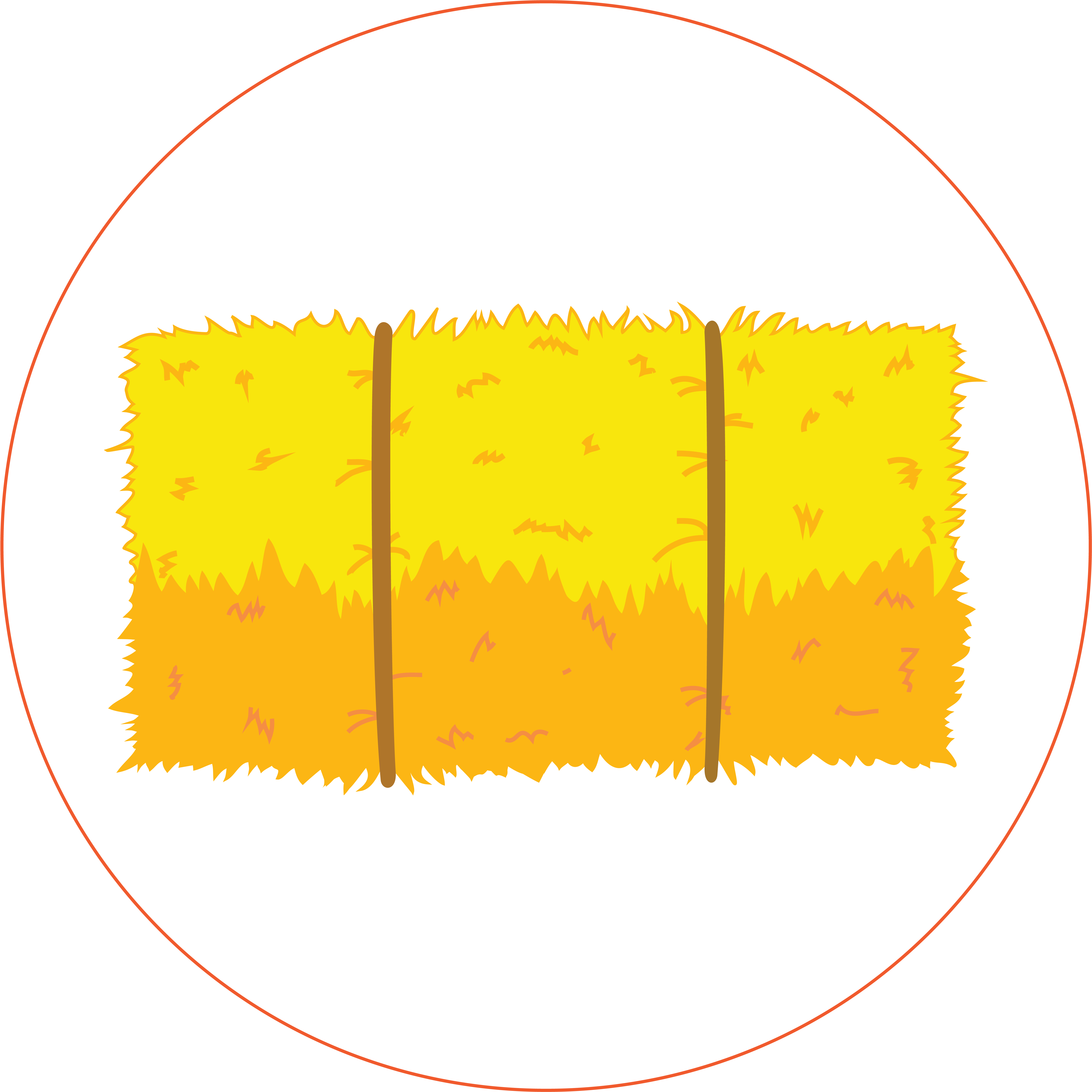 Burley Straw Maze And Pumpkin Patch Burley 500 S 845 (6000x6000), Png Download