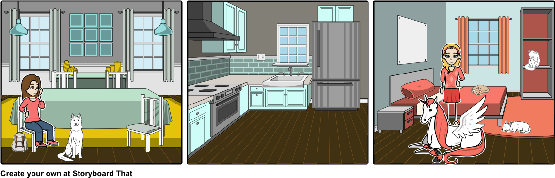 Cat Dog Unicorn Lady (1164x385), Png Download