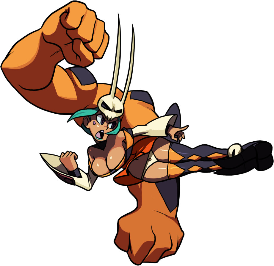 Cerebella Skullgirls, Fighting Games, Art Studies, (921x894), Png Download
