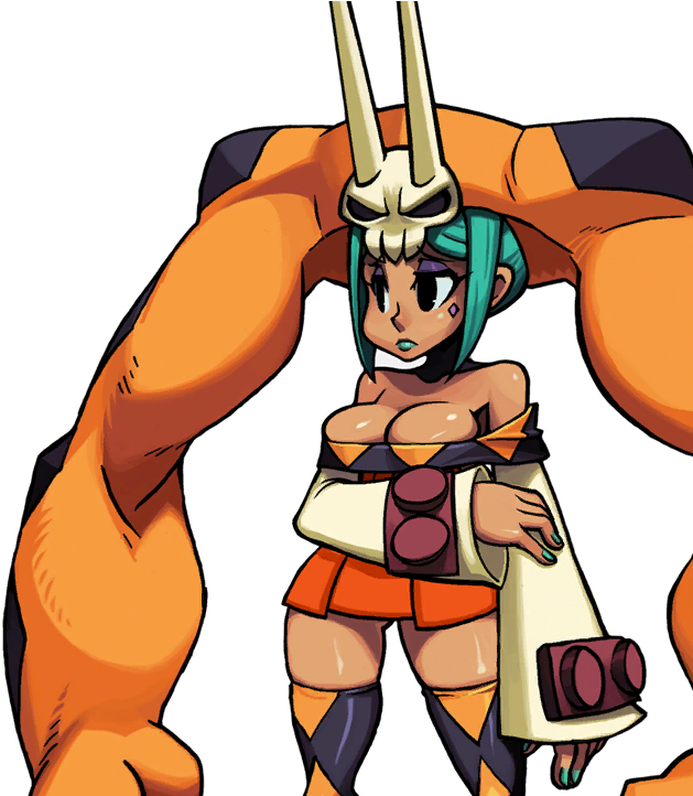 Skullgirls Images Cerebella Sprite 5 Hd Wallpaper And (640x721), Png Download
