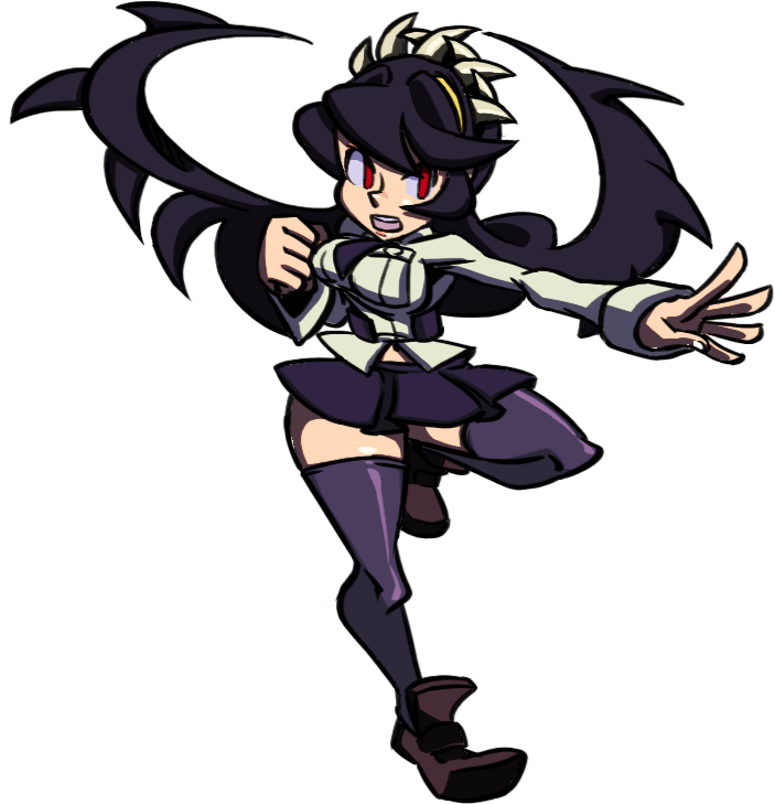 The Skullgirls Sprite Of The Day Is (734x849), Png Download