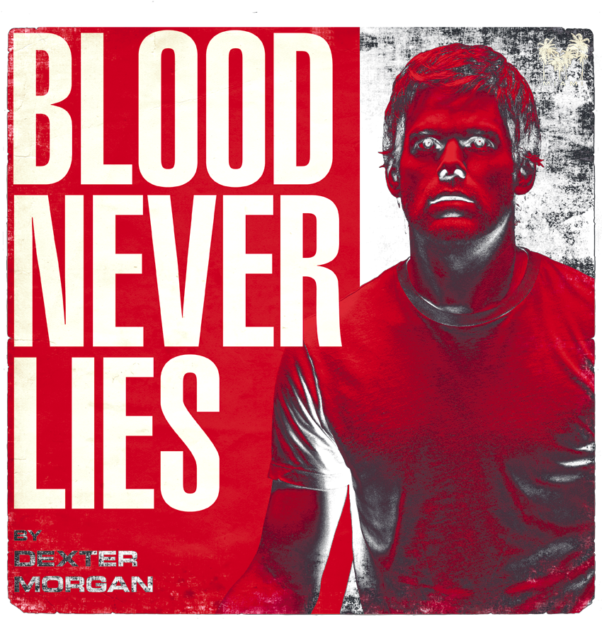 Dexter Cover Men's Slim Fit T-shirt (850x942), Png Download