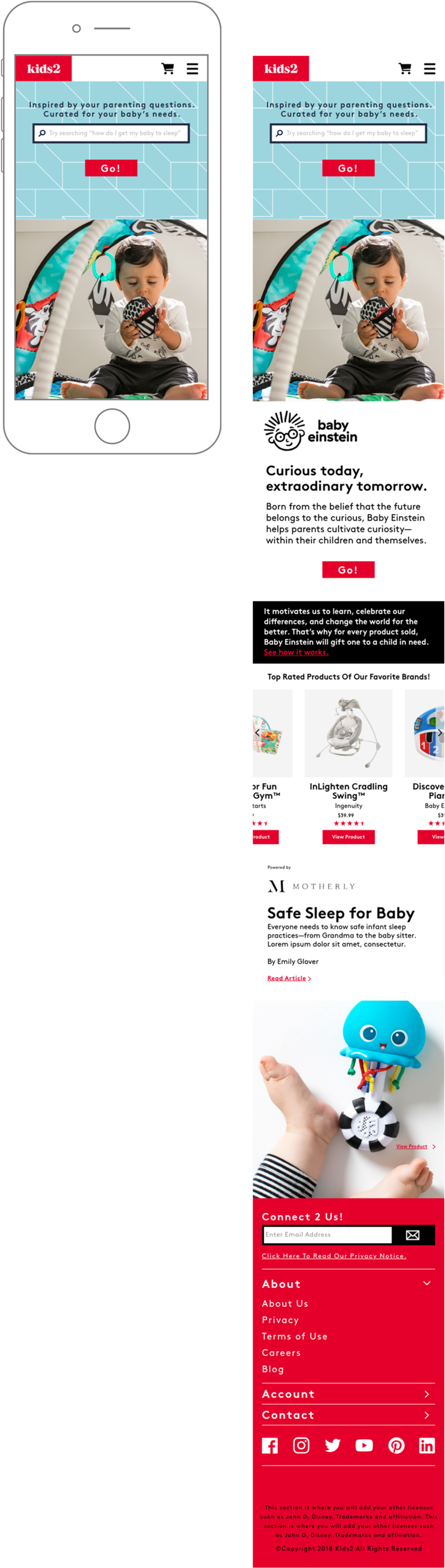 K2 Homepage Mobile (1000x3220), Png Download