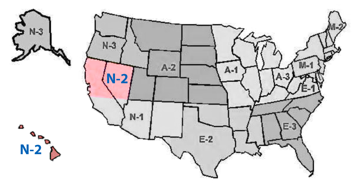 Region N-2 Of The National Association Of Miniature (1194x622), Png Download