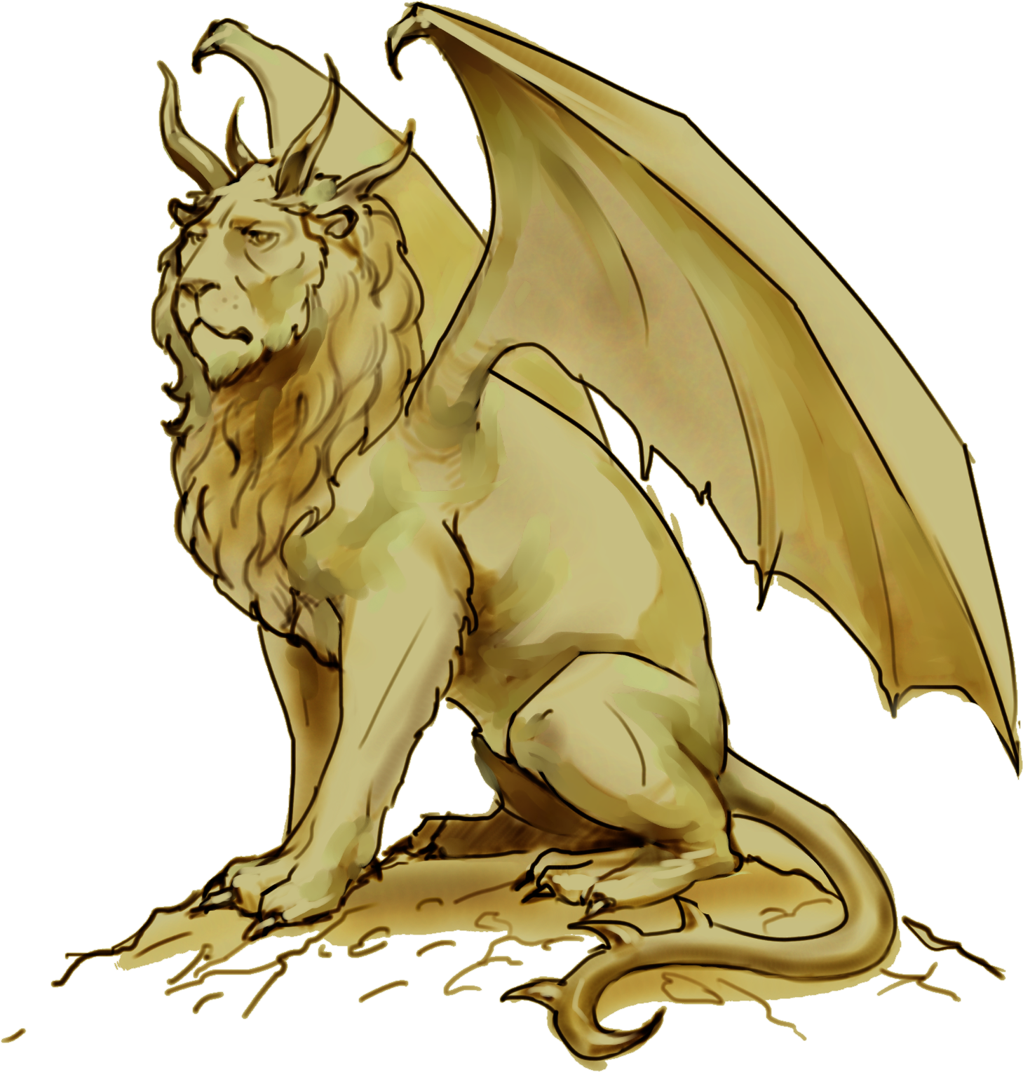 Manticore (1785x1740), Png Download