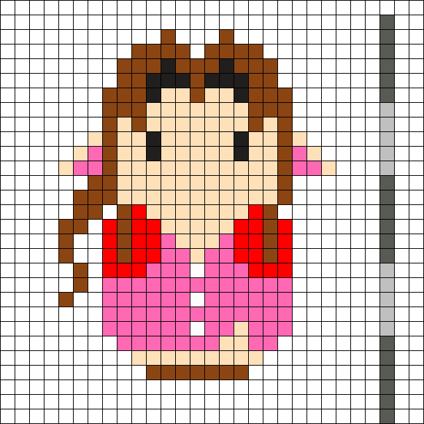 Final Fantasy Perler Bead Pattern (610x610), Png Download