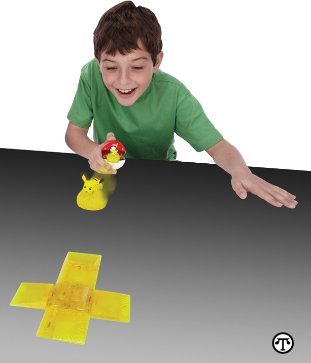 Pikachu Pop 'n' Battle Launcher (613x716), Png Download