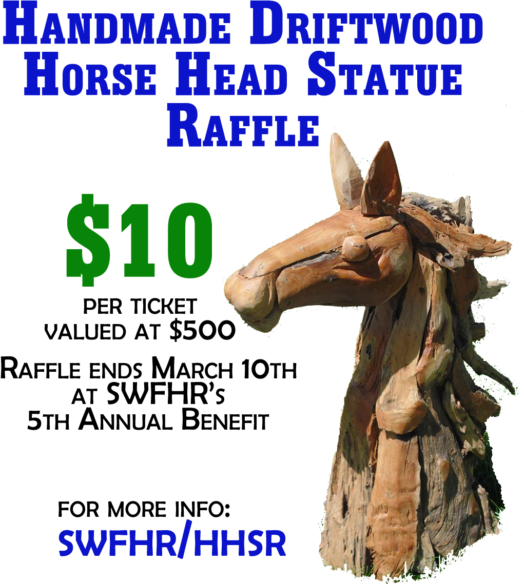 Driftwood Horse Head Statue Raffle (1200x1200), Png Download