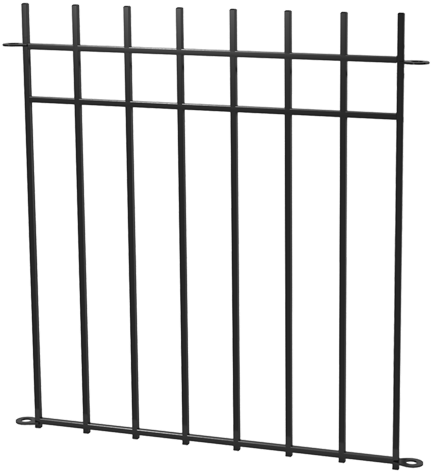 The Fence Panels Are Connected Using The Fence Post (800x800), Png Download