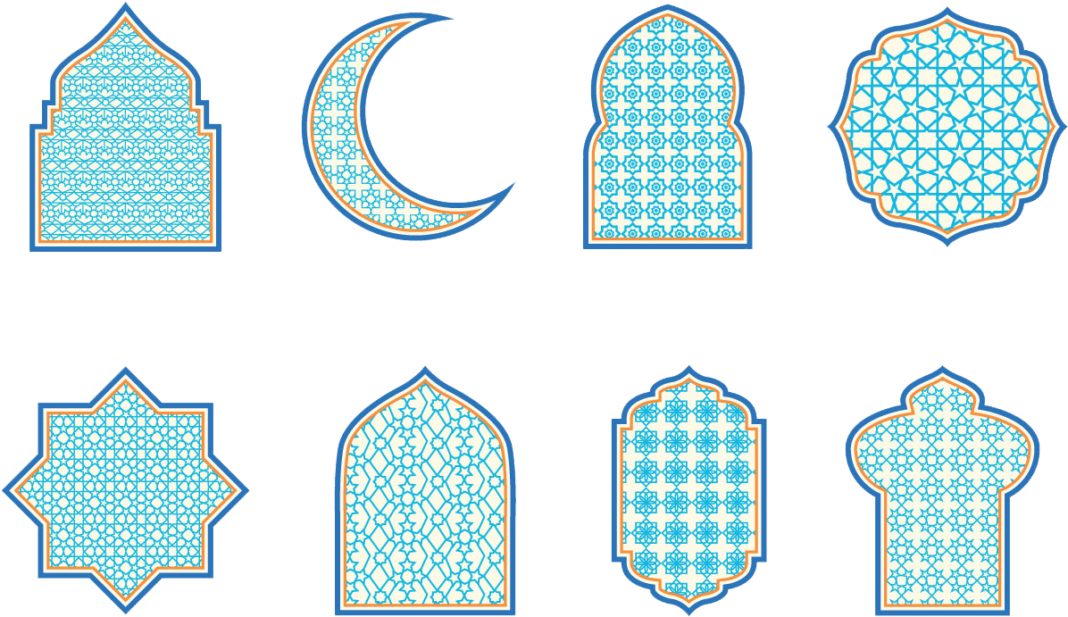 Art Ornament Allah Wallpaper Window Transprent Png (1400x980), Png Download