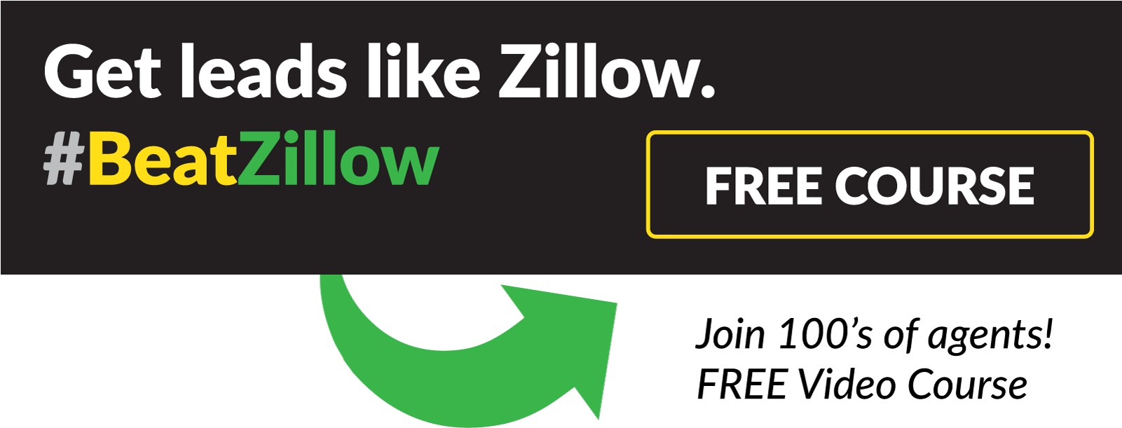 Beat Zillow Course (1600x649), Png Download