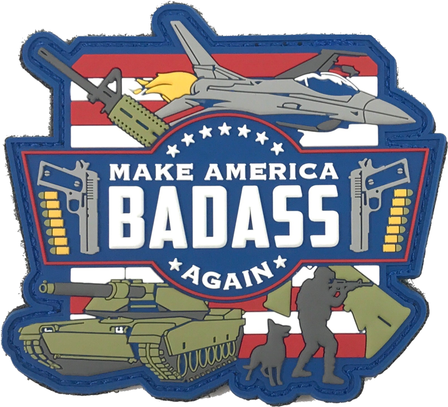 Make America Badass Again (1024x928), Png Download