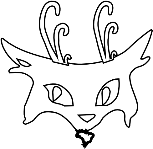 Gato Black White Line Art 555px (555x785), Png Download