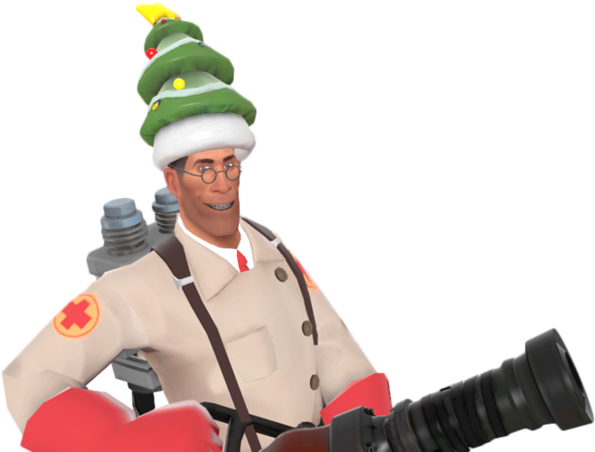 Medic Xmas (658x500), Png Download