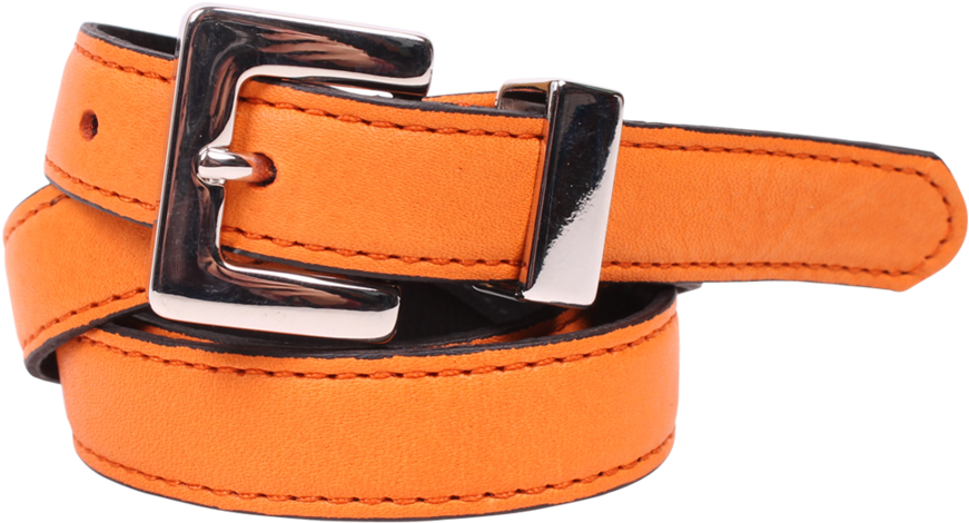 Orange Skinny Belt - Belt (900x1350), Png Download