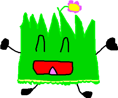 Happy Flower Grassy In A Hawaii Skirt - Hawaii (429x398), Png Download