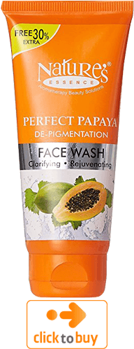 Nature's Essence Perfect Papaya Face Wash - Nature Essence Papaya Face Wash (250x500), Png Download