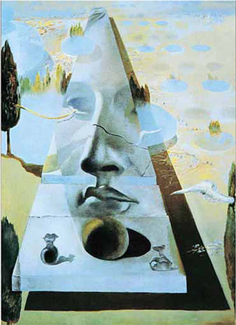 Ricordi Jigsaw Apparition Du Visage Puzzle - Salvador Dali Face Paintings (640x640), Png Download