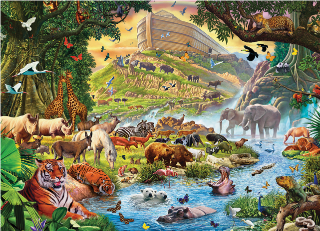 Noah's Ark, Before The Rain - Ravensburger At Arche Noah (640x640), Png Download