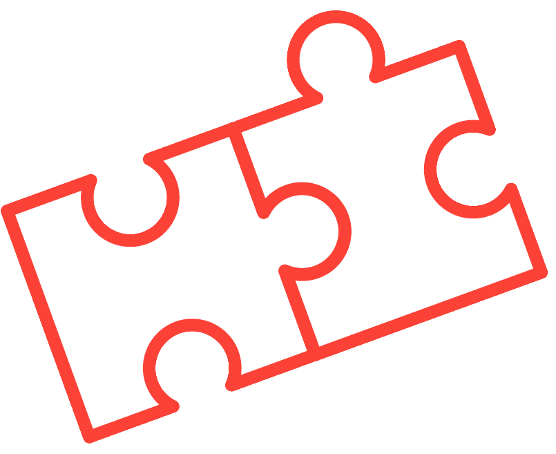 Puzzle-pieces - Sign (819x656), Png Download
