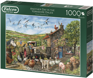 Falcon De Luxe Another Day In The Dales 1000pcs - Falcon De Luxe Another Day In The Yorkshire Dales (630x335), Png Download