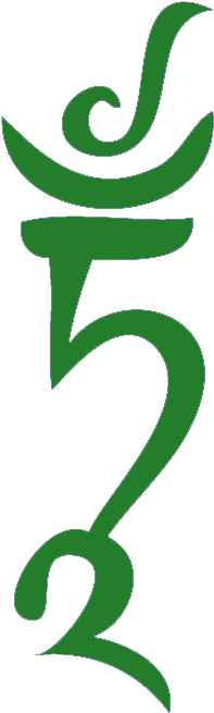 Tara's Symbol - Goddess Tara Symbol (337x687), Png Download