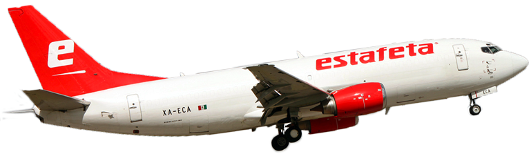 Estafeta Avion - Paqueteria Estafeta (769x223), Png Download