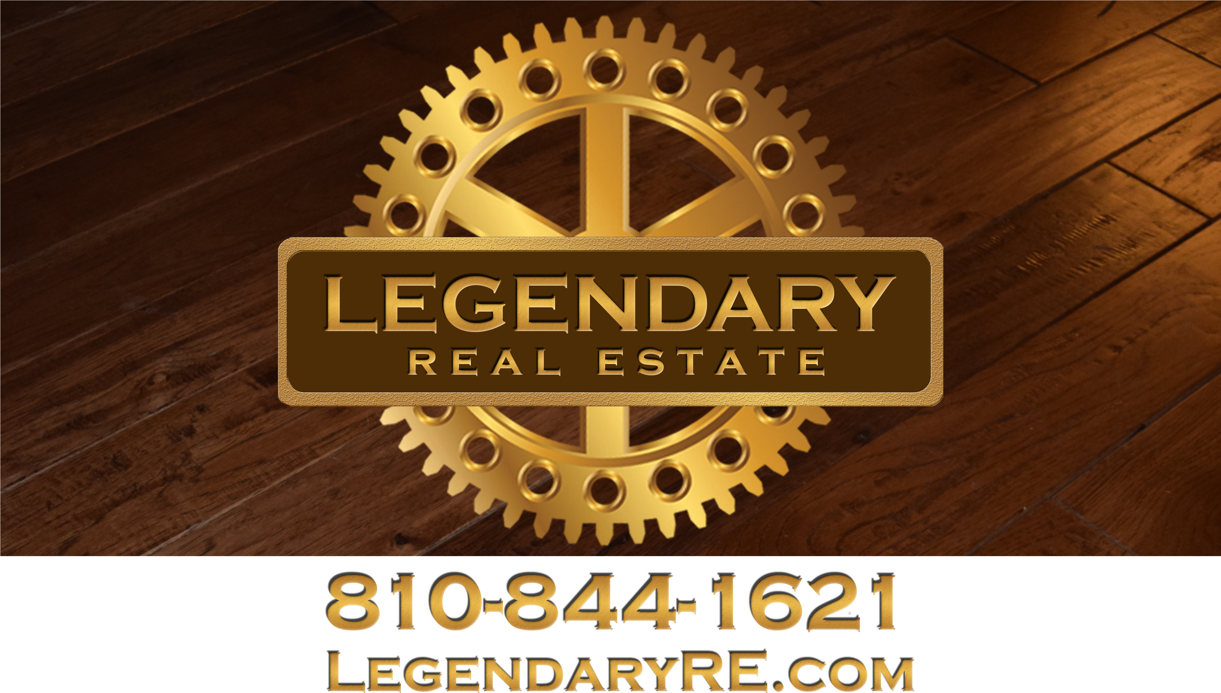 Legendary Real Estate 2016 Hardwood Floor Gear Logo - Poster (4000x6000), Png Download