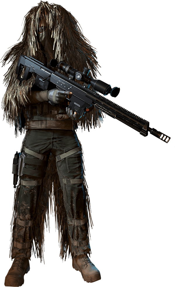 Assault Sniper - Gaming Sniper Character Png (600x1000), Png Download