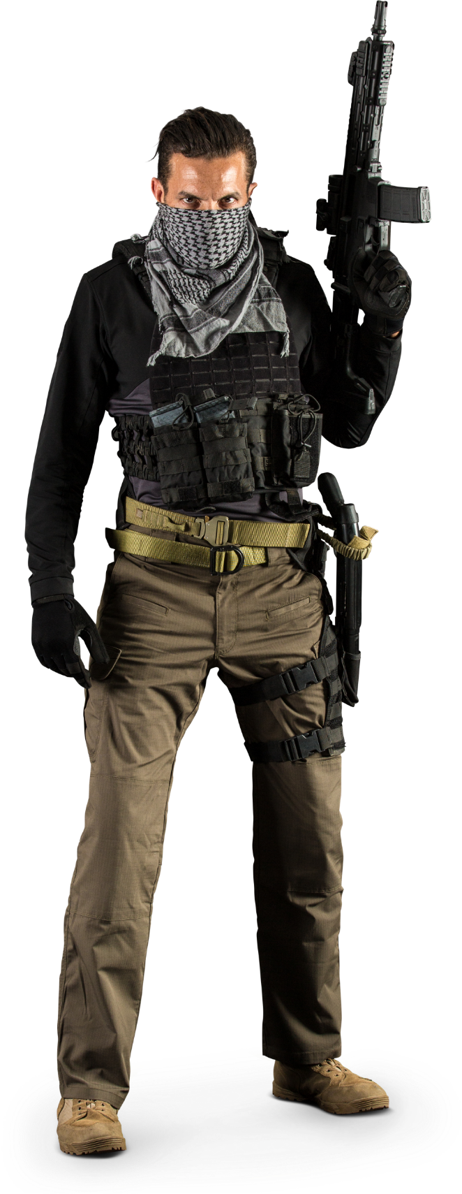Weaver Profile View - Tom Clancy's Ghost Recon Wildlands Png (662x1709), Png Download